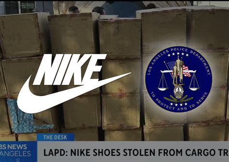 la police fake shoes|lapd stolen nike.